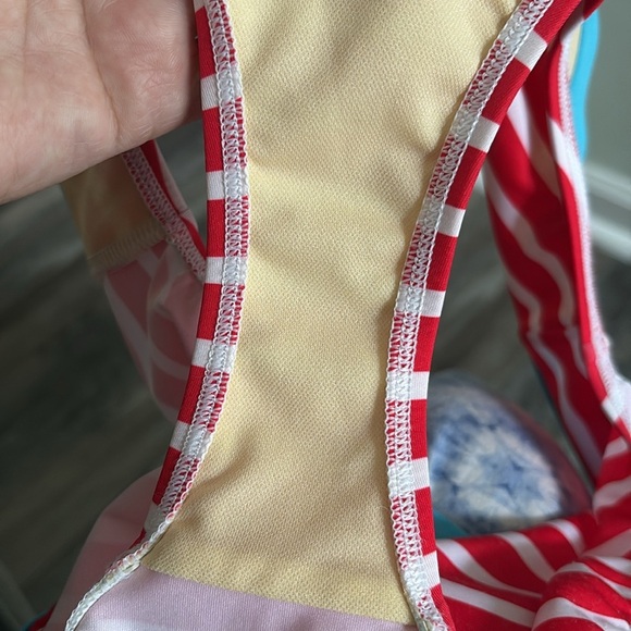 Lands' End striped athletic style bikini size 16 - Picture 7 of 7